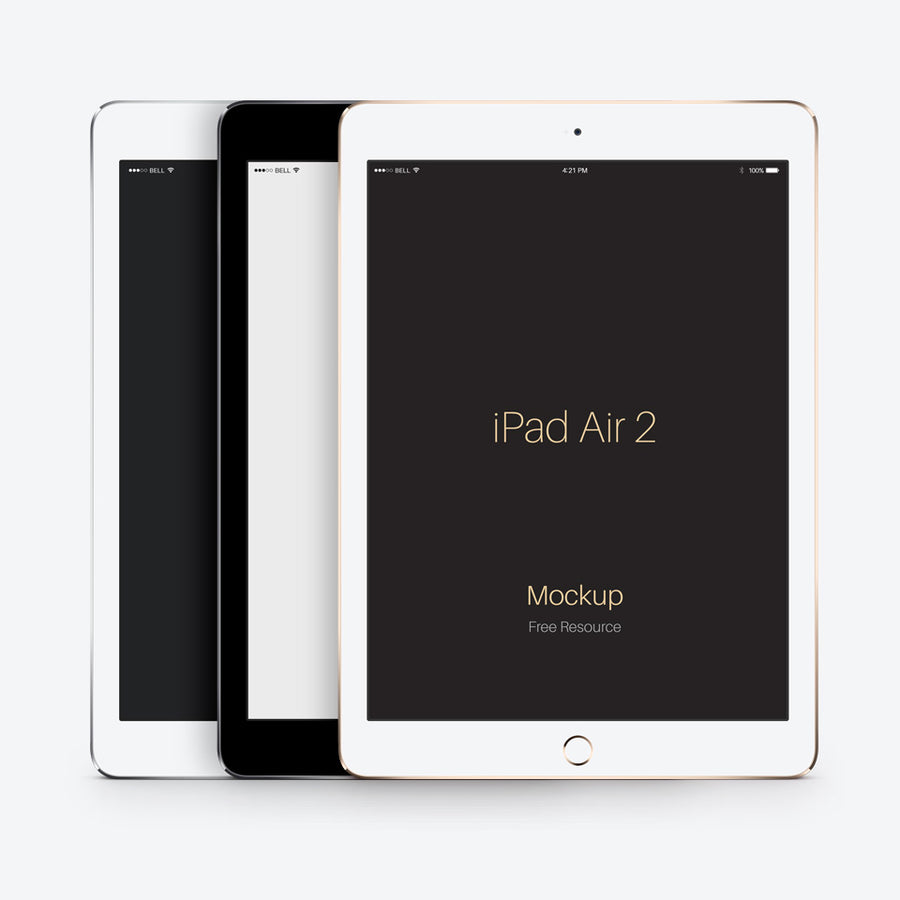 iPad Air 2 Psd Vector Mockup