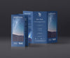 Tri Fold Psd Mockup US A4 Front View