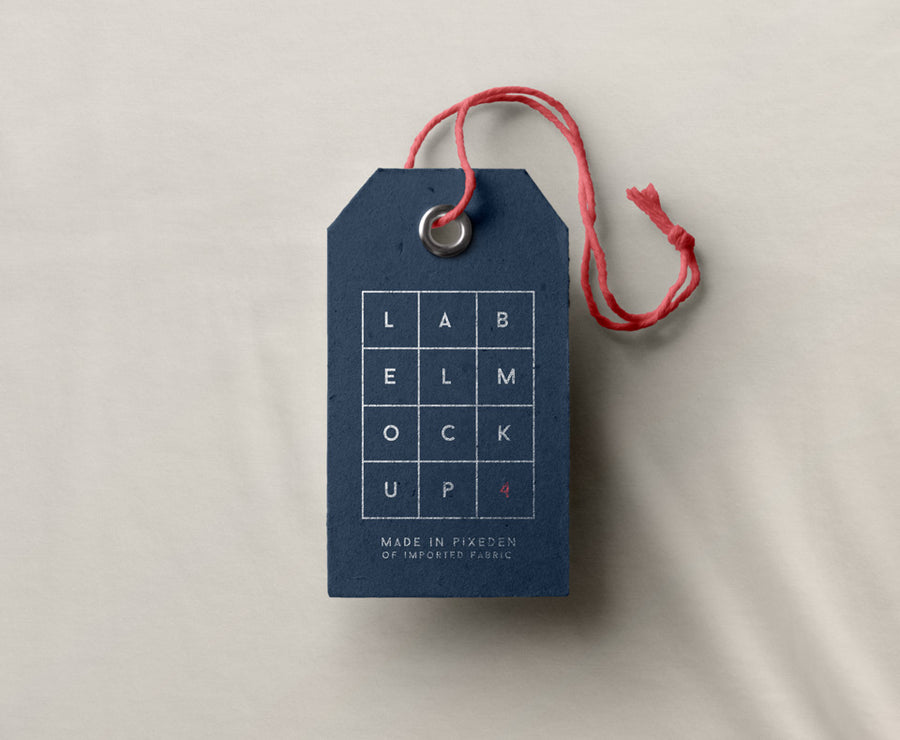 Label Brand Tag Mockup
