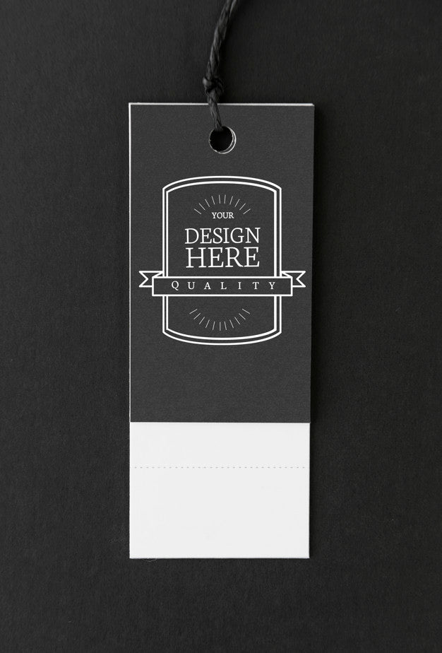 Price Tag Mockup Psd