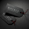 Price Tags Black Friday Sales Mock-Up Psd