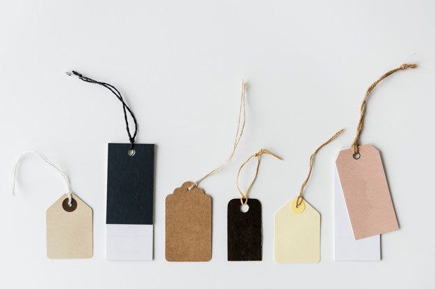 Price Tags Mockup Psd