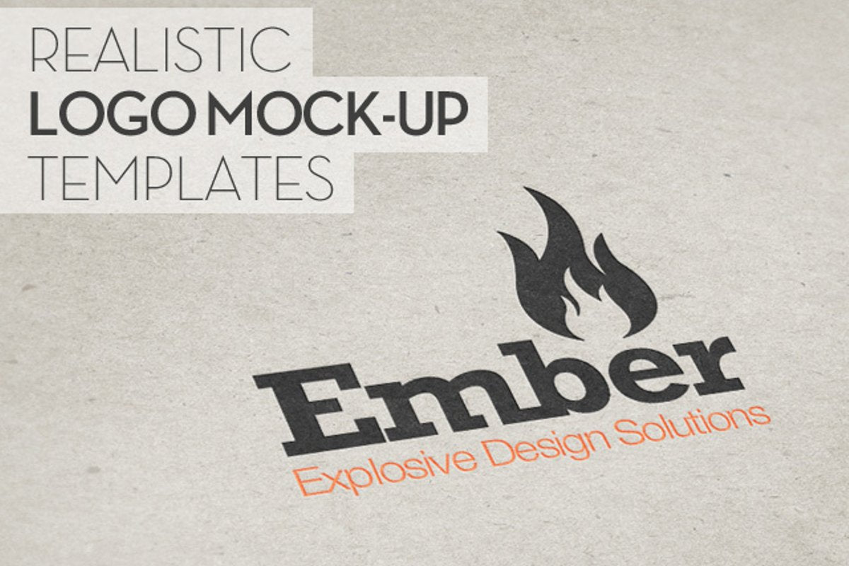 Printed Logo Mockups Pack