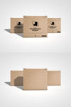 Product Packaging Cargo Box Mockup