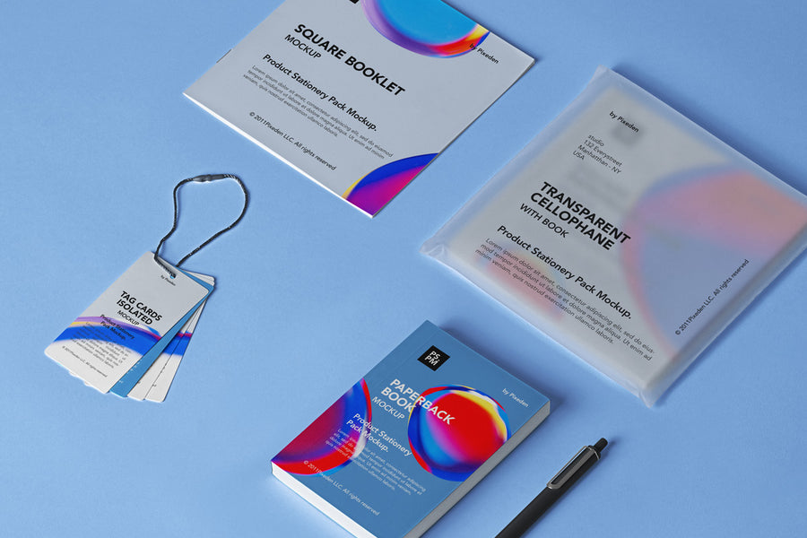 Product Psd Stationery Mockup Set