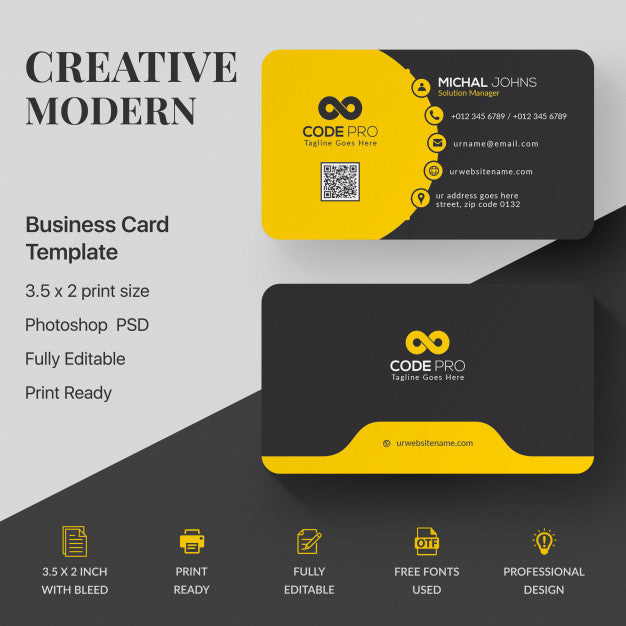 Professional Business Card Mockup Psd