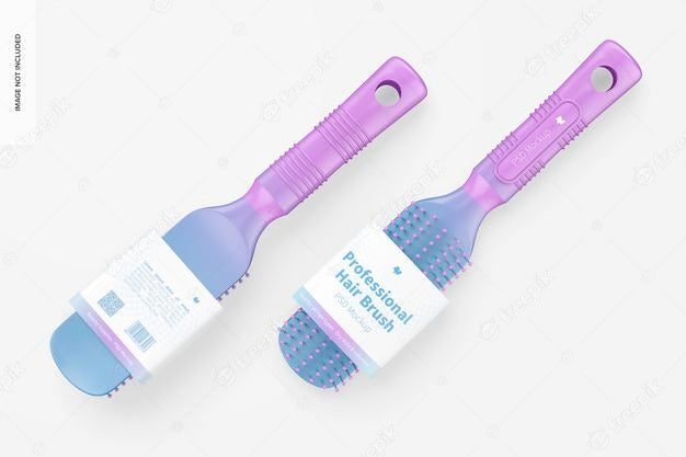 Professional Hair Brushes Mockup Psd
