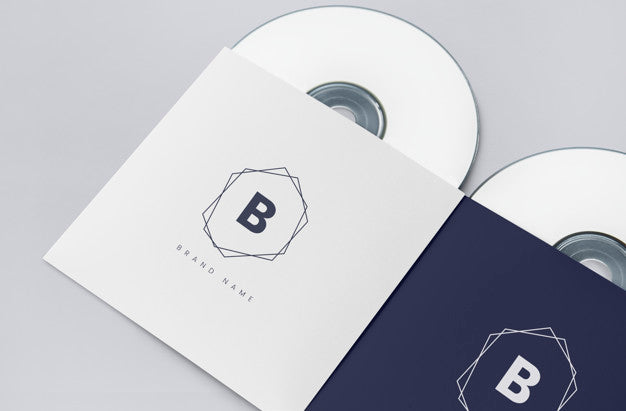 Promotional Material Cd Package Mockup Psd