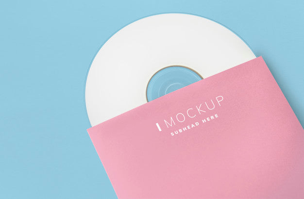 Promotional Material Cd Package Mockup Psd