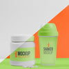 Protein Bottle And Shaker For Gym Psd