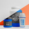 Protein Bottle Powder And Pills With Shaker Psd