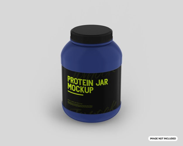 Protein Jar Mockup Psd