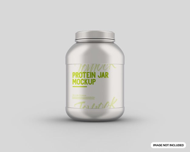 Protein Jar Mockup Psd