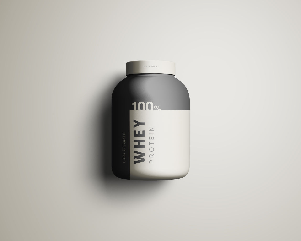 Protein Jar Mockup