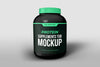 Protein Supplements Tub Mockup