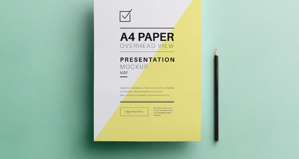 Free Paper Mockups | Free Psd Mockup Templates Tagged 