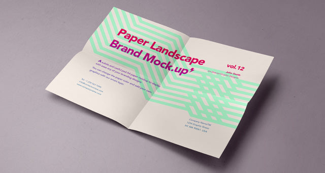 Psd A4 Paper Mock-Up Vol12