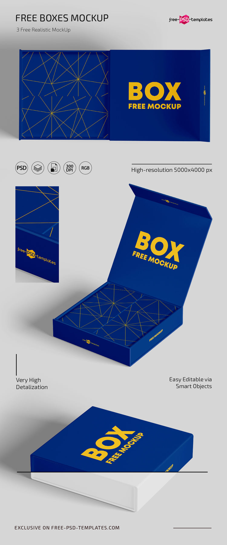 Psd Boxes Mockup