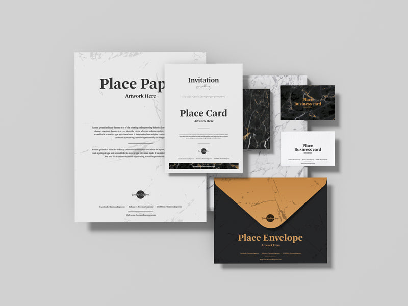 Psd Branding Stationery Mockup Design