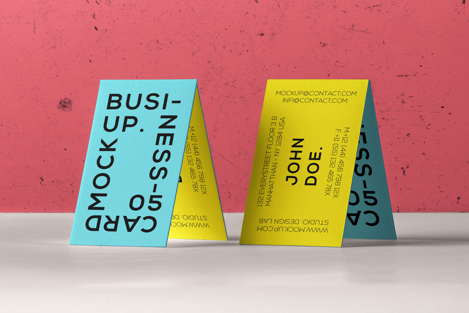 Psd Business Card Branding Mockup 5
