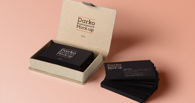 Psd Business Card Mock-Up Vol18