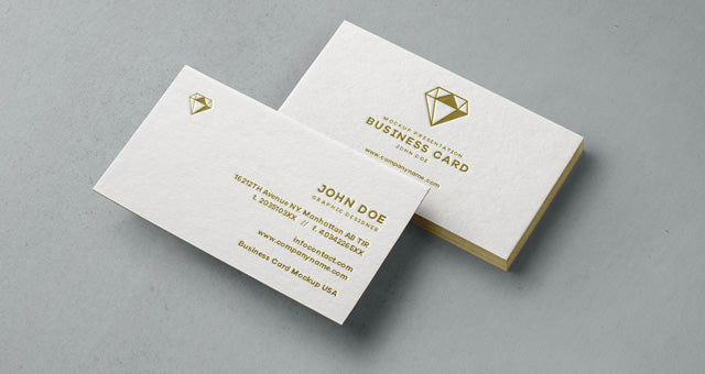 Psd Business Card Mock-Up Vol31