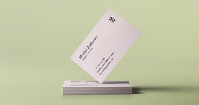 Psd Business Card Mock-Up Vol34