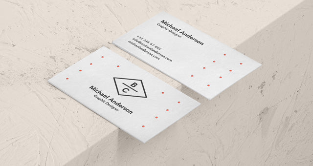 Psd Business Card Mock-Up Vol35