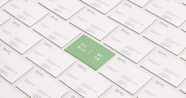 Psd Business Card Mock-Up Vol37