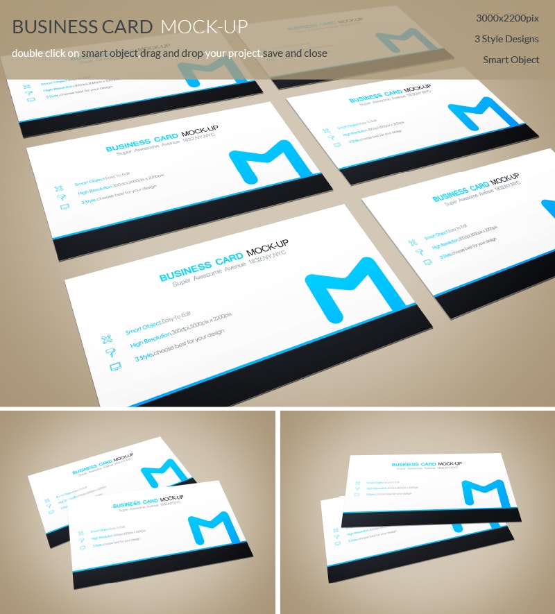 Psd Business Card Mockups