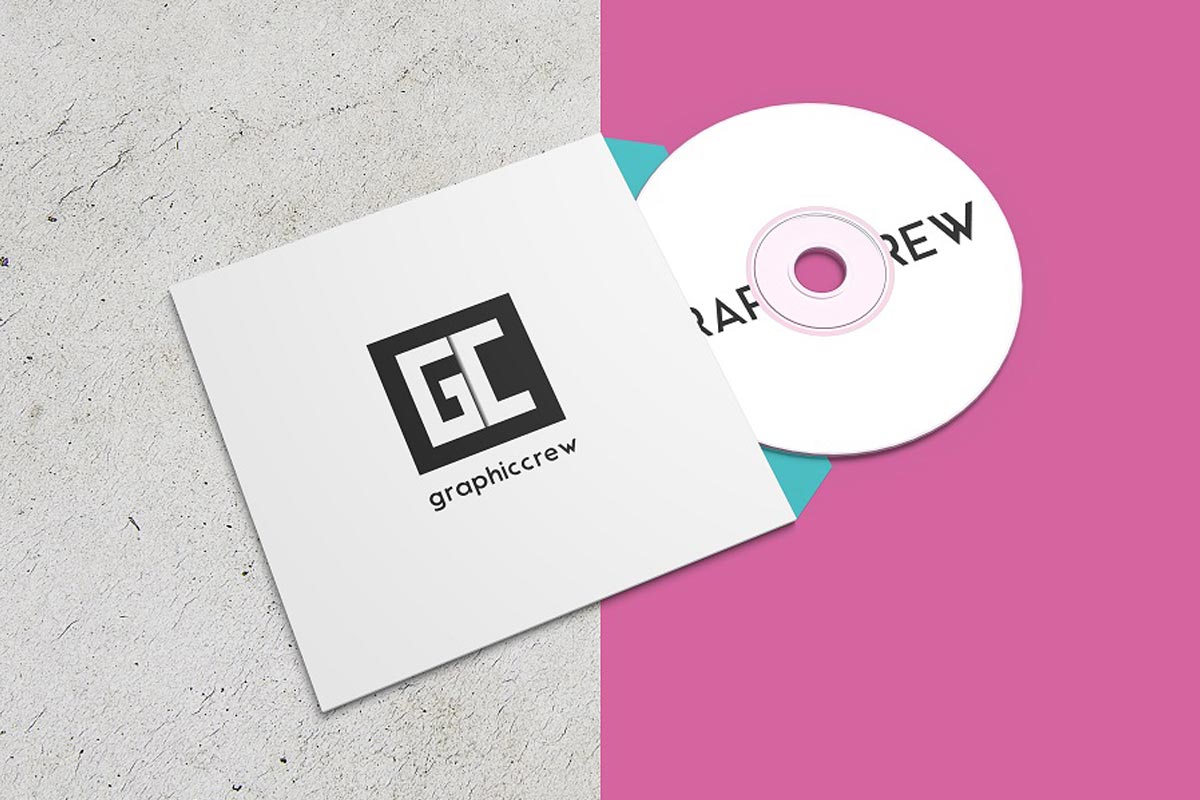 Psd Classic Disc Mockup