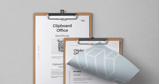 Psd Clipboard Stationery Mockup