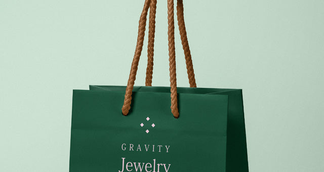 Psd Gravity Paper Bag Mockup