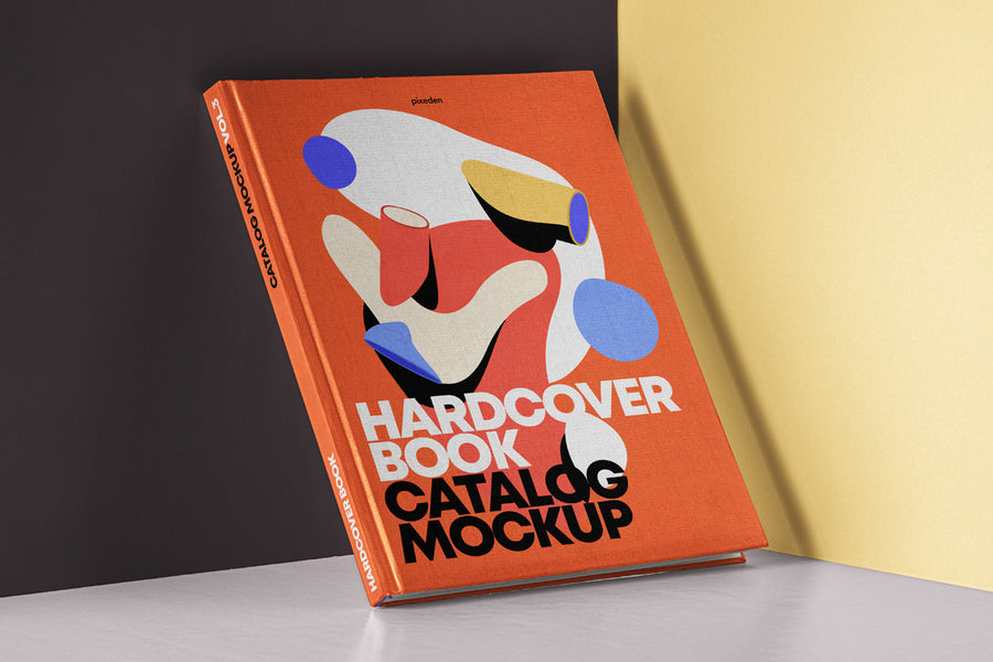 Psd Hardcover Book Catalog Mockup 3