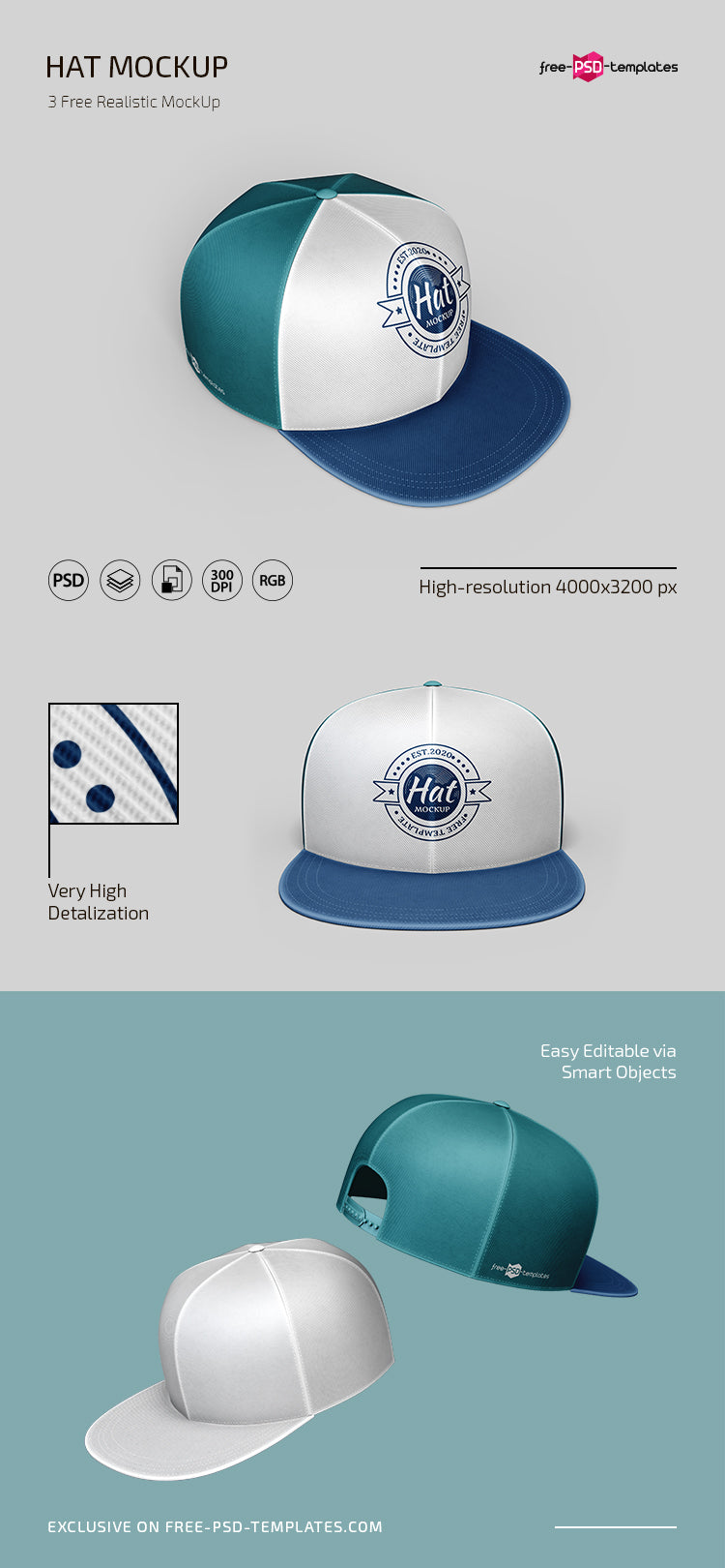 Psd Hat Mockup Templates