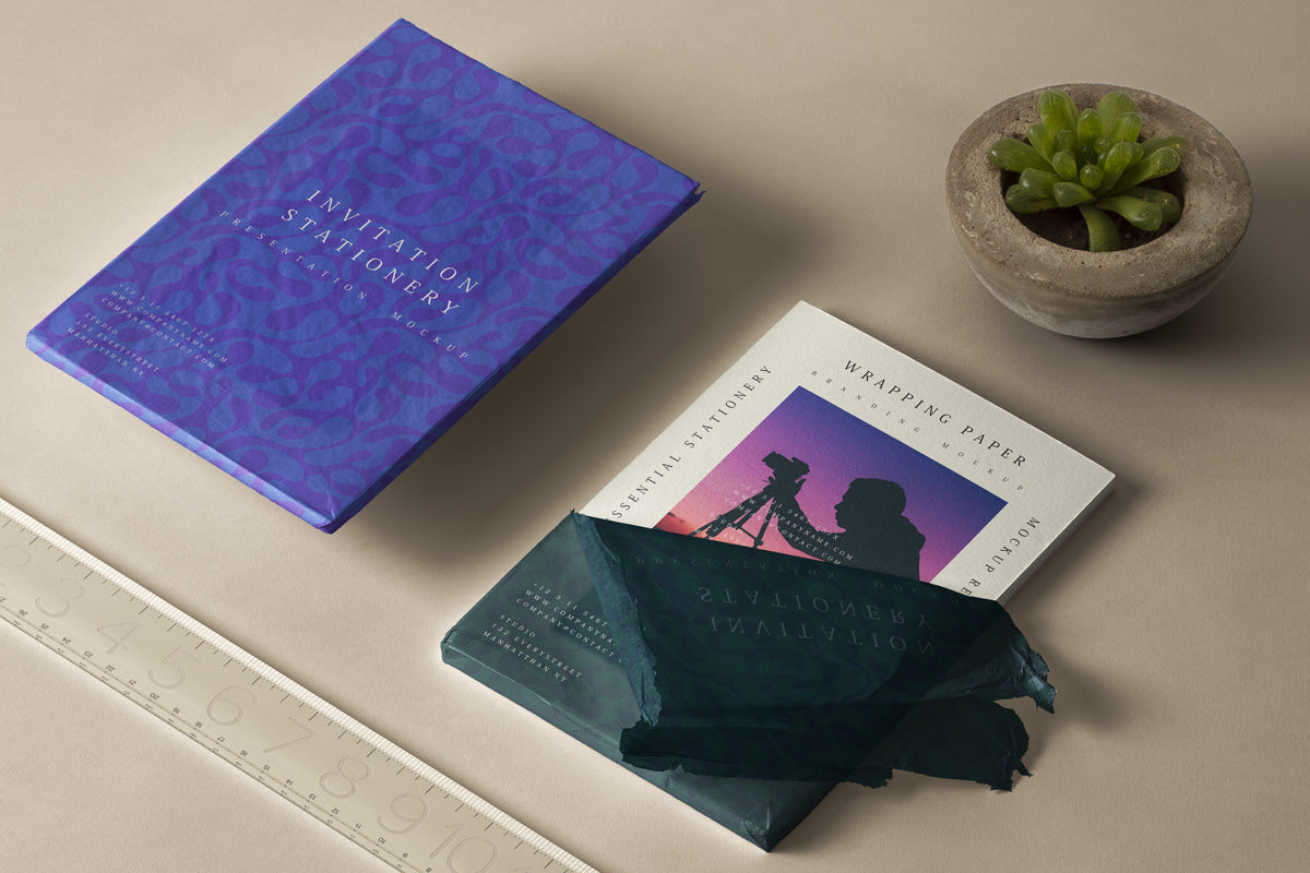 Psd Invitation Stationery Mockup 2