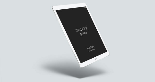 Psd Ipad Air 2 Gravity Mockup