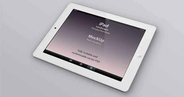 Psd Ipad Perspective Mockup