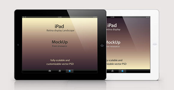 Psd Ipad Retina Mockup