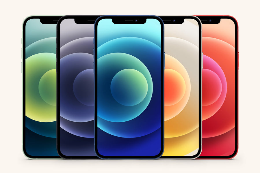 Psd Iphone 12 Mockup Set