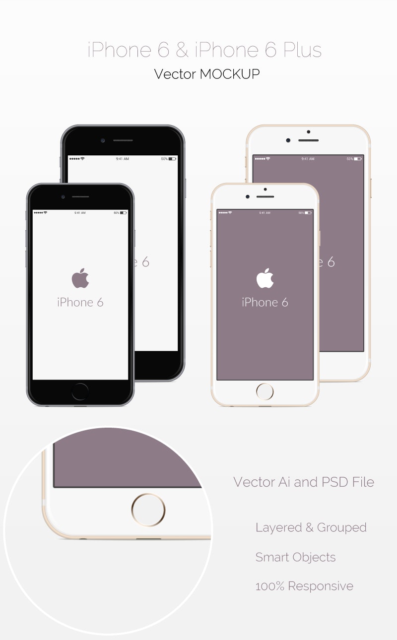Psd Iphone 6 Mockups