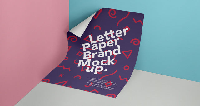 Psd Letter Paper Mockup