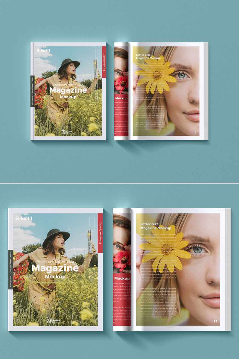 Psd Magazine Mockup