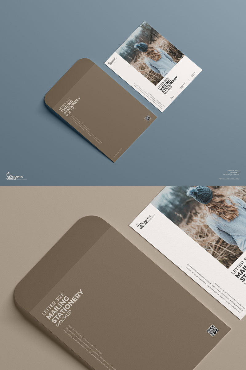 Psd Mailing Brand Stationery Mockup