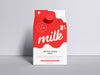 Psd Milk Carton Packaging Mockup