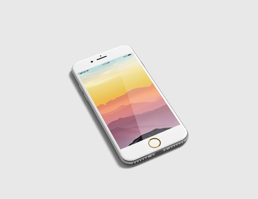 Psd Minimalistic Phone Mockup
