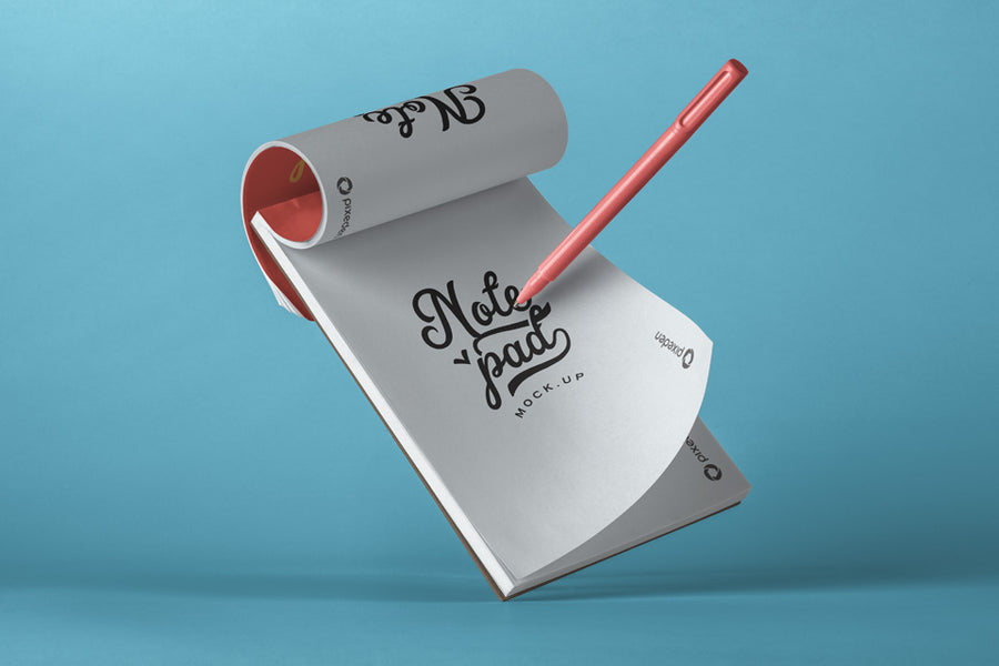 Psd Notepad Mockup Vol4