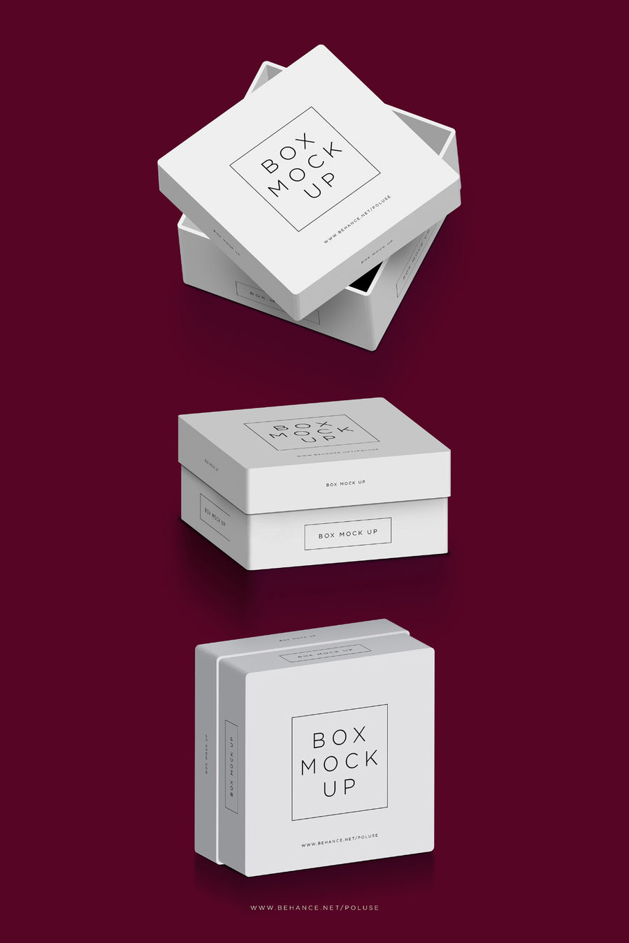 Psd Packaging Box Mockup