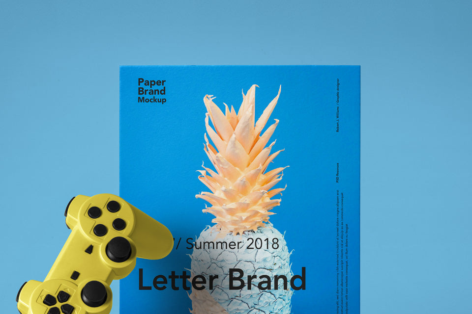 Psd Paper Brand Mockup Vol 7