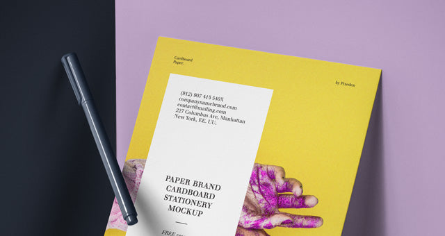 Psd Paper Brand Mockup Vol6